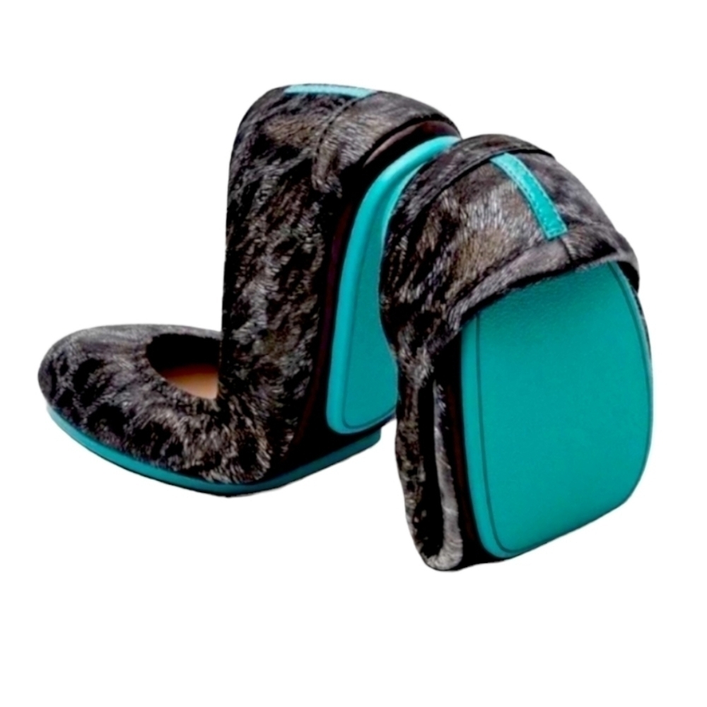 NWT Black Leopard Limited Edition Tieks New in Box